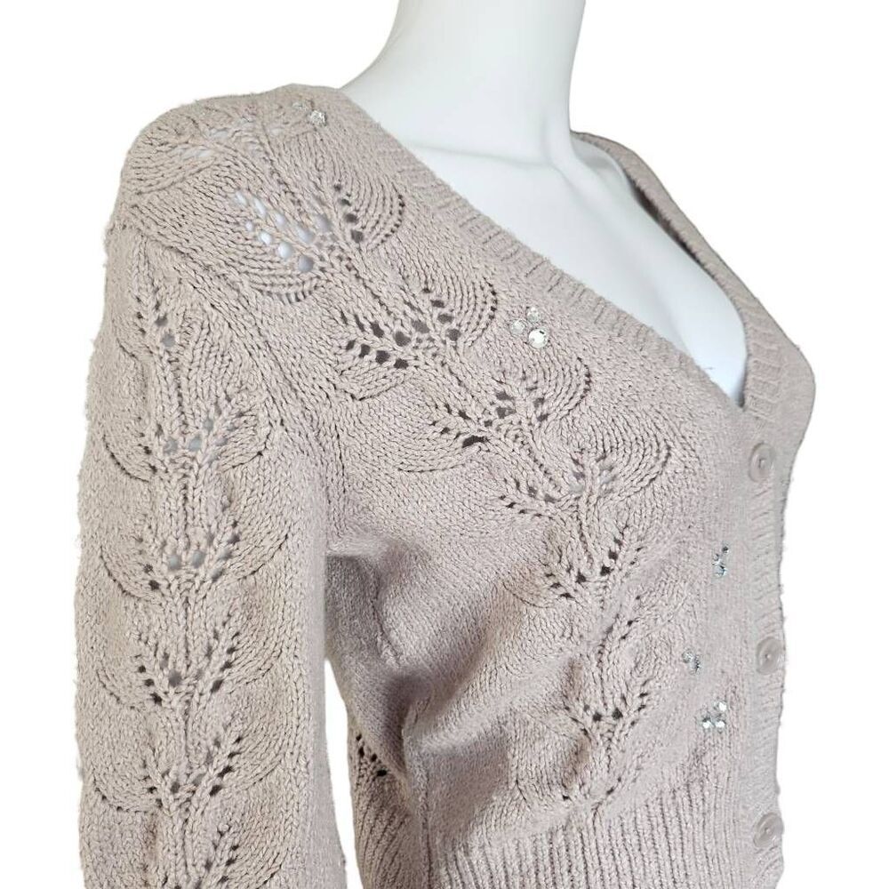 abercrombie cottagecore lace cardigan - Picture 4 of 6